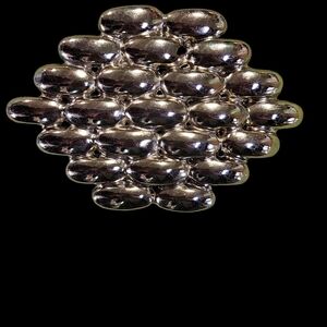 Stylish Silver Oval Belt Buckle